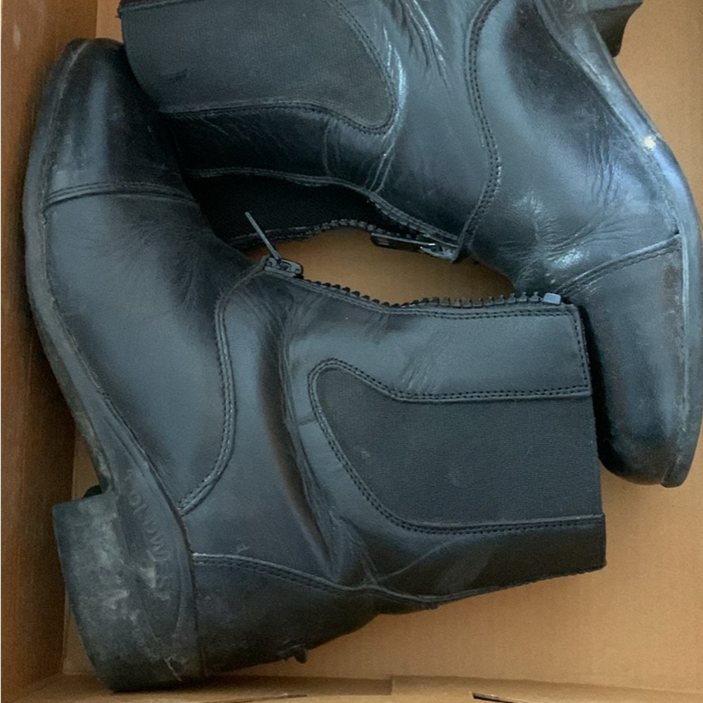 Old West Black Kids Boots